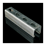 C-sín perforált 3m C-profil 41.5mm x 21mm merítetten horganyzott acél 2.5mm-va/anyag MP KOPOS